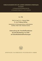 Herwart Opitz | Untersuchung Der VerschleißReaktionen Bei Der Bearbeitung Von...
