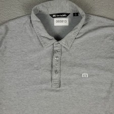 Travis Mathew Polo Shirt Mens Size XL Gray Golf Casual Short Sleeve