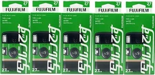 5 Fujicolor QuickSnaps with Lens, Standard Type, Simple Ace, 27 Exposures, [NEW]