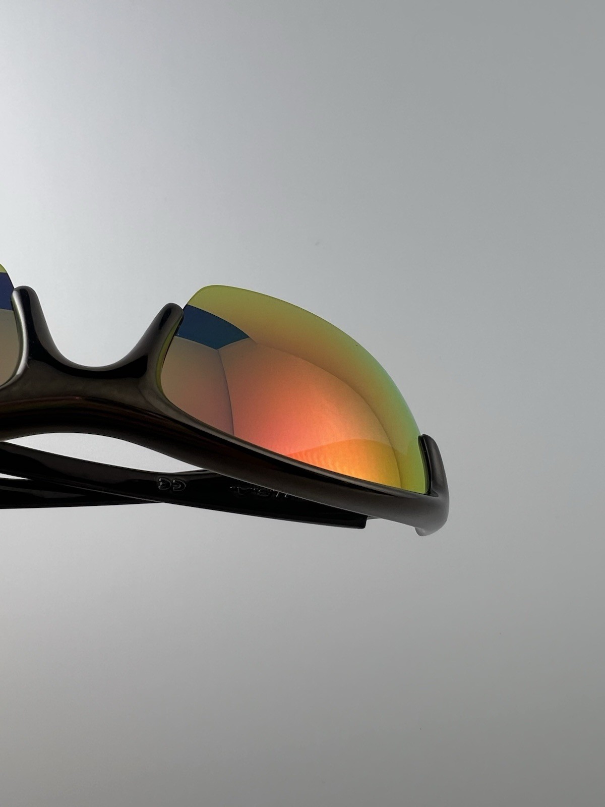 Oakley Bottlecap Black Chrome Frame Ruby Iridium … - image 8