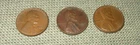 1954 P - D - S Circulated Lincoln Cents - FREE Shipping!
