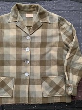 Pendleton Wool Jacket Vintage 40s-50s USA Made, Old Wool Coat, Unisex