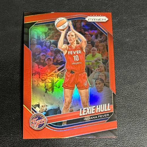 2025 Panini Prizm WNBA Lexie Hull Red Prizm /299 Indiana Fever Color Match #51