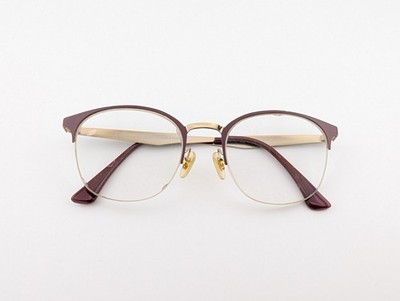 Ray Ban Eyeglasses, Frames Only, RB 6422 3007, 49-19-140, Red, Half Rim