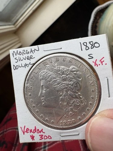 1880-S MORGAN SILVER DOLLAR XF Condition