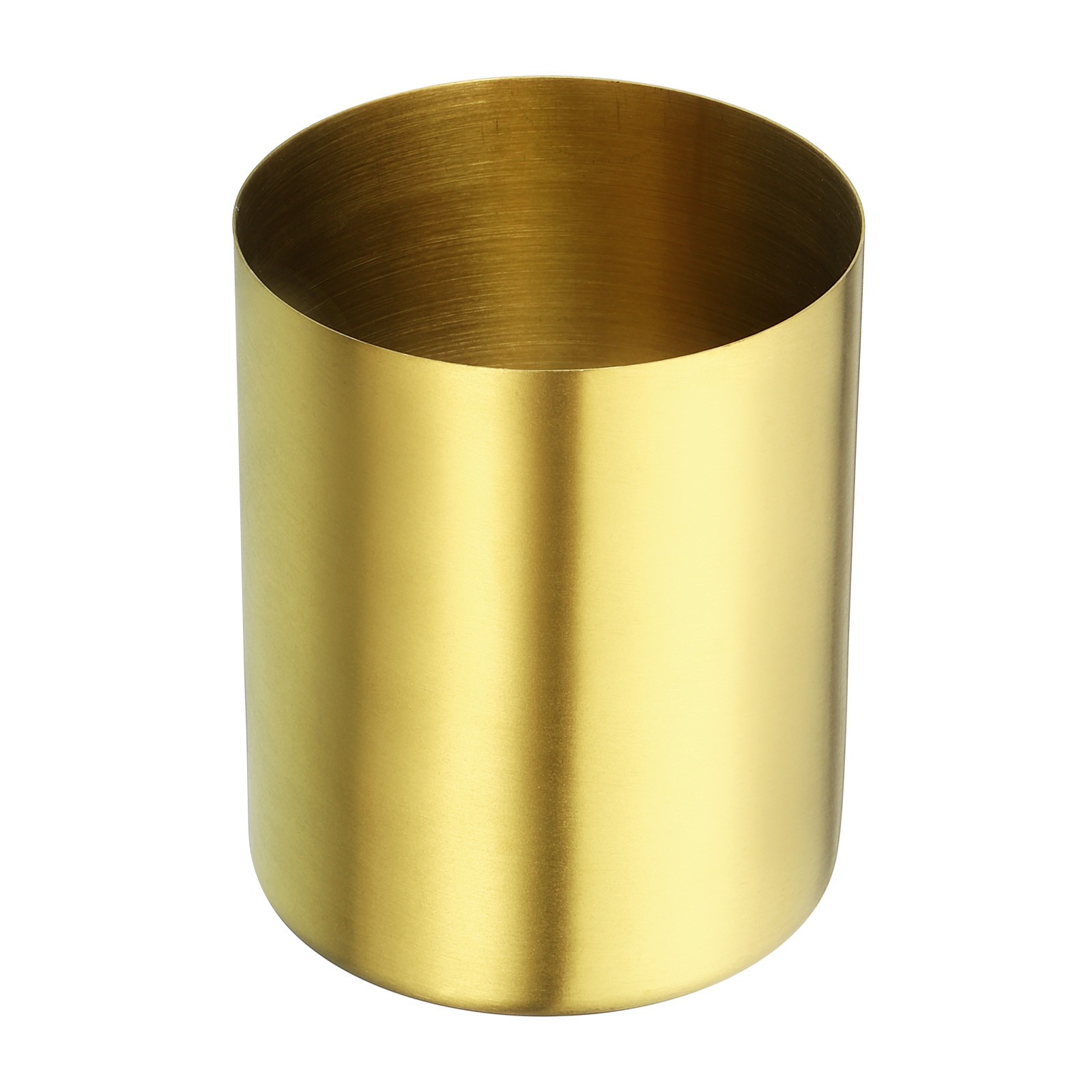 Holder Pen Holder For Desk Stainless Steel Pencil Holders Cup Golden