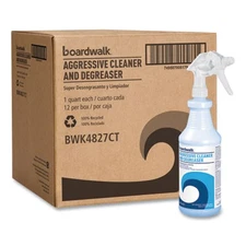 Boardwalk 4827 Aggressive Cleaner And Degreaser, Lemon Scent, 32 Oz Bottle,