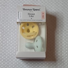 Tommee Tippee Pacifier Breast Like Mint Yellow 0-6 months Silicone