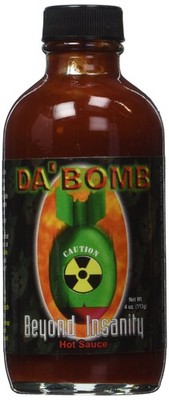 Da Bomb Beyond Insanity Hot Sauce, Bottle 4 Ounce (Pack of 1), Red