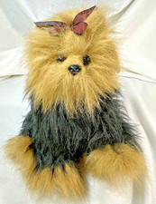 Dog Yorkshire Terrier Chewie 7 Bearington Plush Brown Yorkie Stuffed Animal