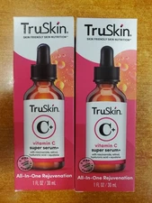 2 Pack: TruSkin Vitamin C+ Super Serum All in One 1 oz. ea. (1296) R1P2