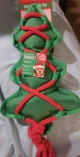 Multipet Holiday Dog toy Christmas Tree With Squeakers NWT 