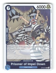 Prisoner of Impel Down OP16-042 The Time of Battle Rare Foil