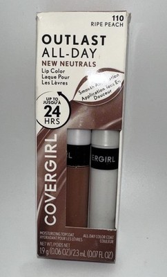 Covergirl Outlast All-Day Lipcolor w/ Moisturizing Topcoat #110 RIPE PEACH
