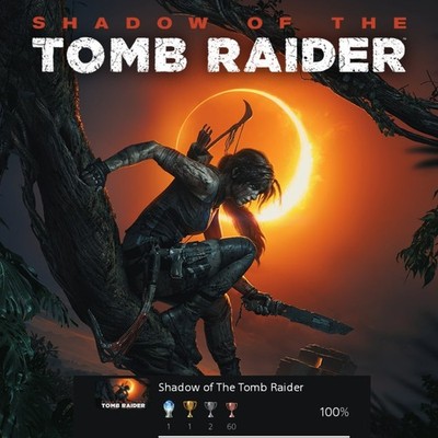 Platinum Trophy Service Shadow Of The Tomb Raider PS4