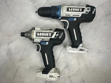 HART 20V HPID01 Impact Driver + HPDD01 Drill/Driver Tools Only - Tested/Working