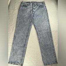RARE Vintage 80s Levi's USA Orange Tab Stone Wash High Rise Straight Leg Jeans