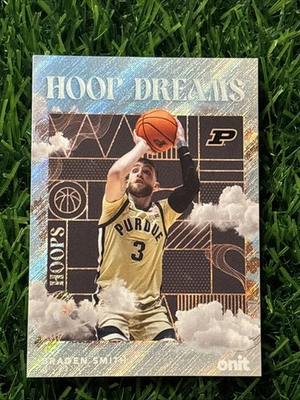 #ad 2025 26 ONIT Purdue Boilermakers Hoop Dreams #HD 1 BRADEN SMITH Insert $6.79