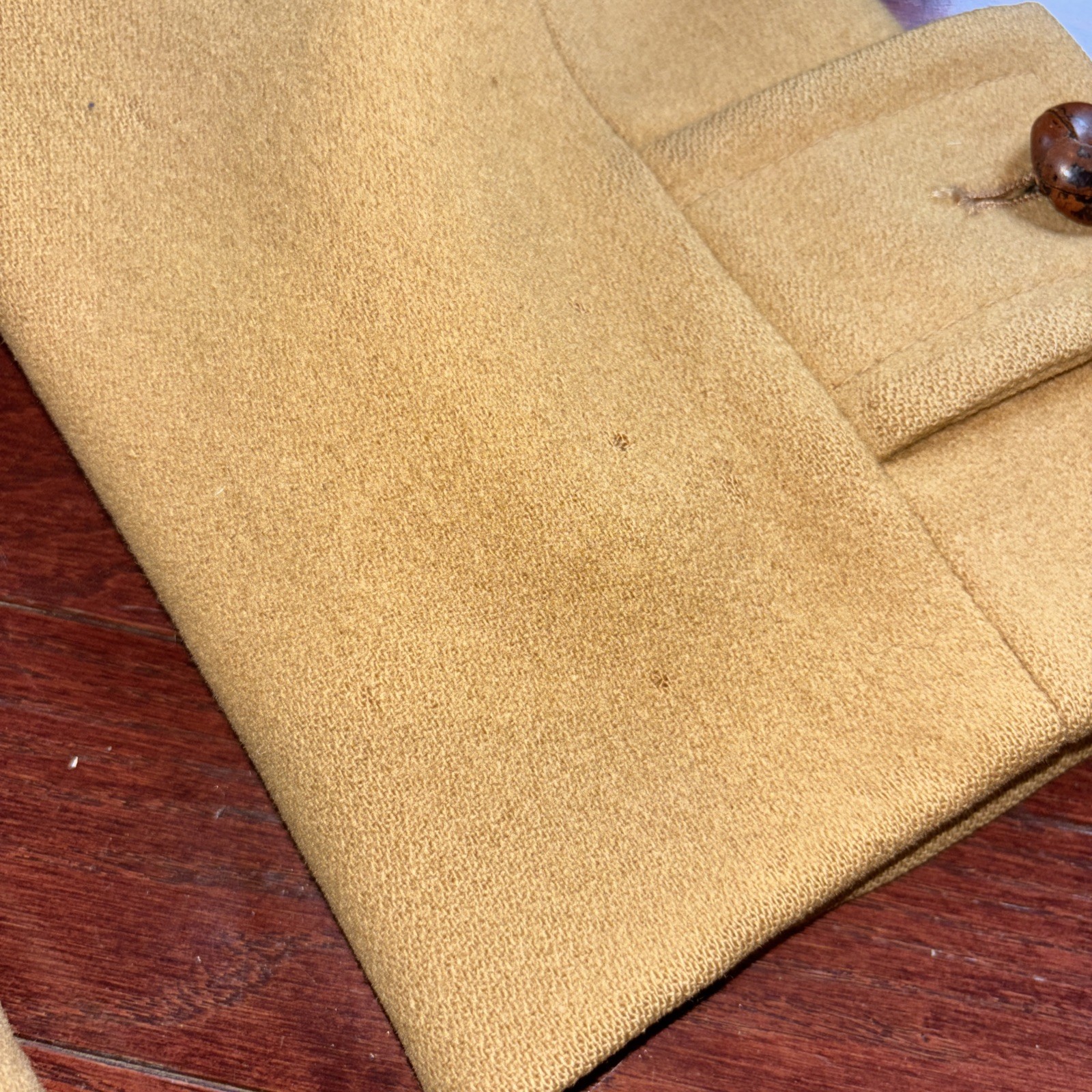 VTG Pendleton Jacket S/M Wool Collared Belted Coa… - image 13