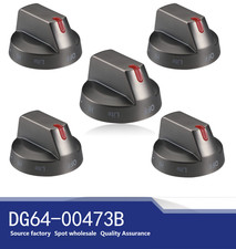 5Pcs DG64-00473B Gas Burner Knobs Fit Samsung Range Oven NX58J5600SG NX58J7750SG