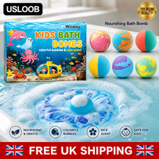 Kids Colorful Bath Bombs Natural Handmade Organic Bath Bomb Gift Toys for Kids