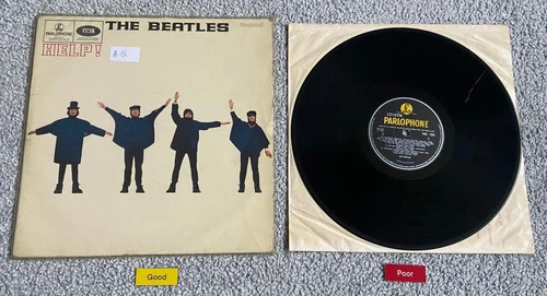 The Beatles – Help! - 12 Vinyl - PMC 1255 - Good Sleeve / Poor Vinyl Condition