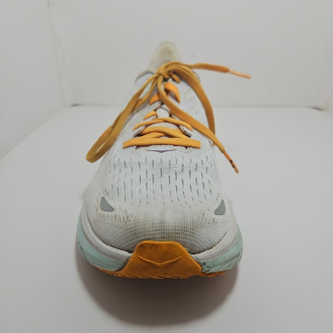 Hoka One One Clifton 8. Women's Size 7.5b (UK 6 EU 39.5)  White And Blue. thumbnail 3