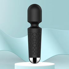 Personal Massager - Handheld Wand Feature, Quiet  Waterproof - 20 Speeds 8 Patt