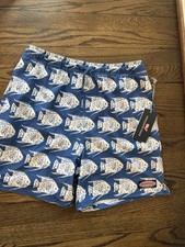 Vineyard Vines Boys Chappy Swim Trunks Sz XL Blue Fish NWT 69 MSRP