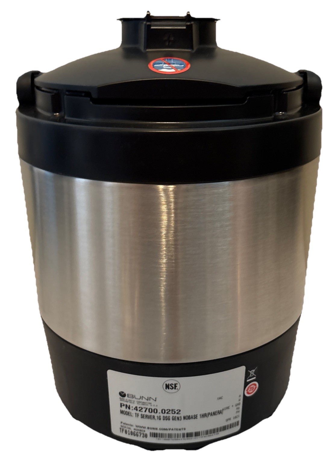 Bunn TF Server 1G Dsg Gen3 No Base 1Hr 42700.0252