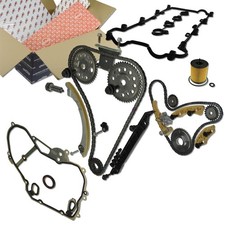 Steuerkettensatz + Dichtungen XXL (3.1) für OPEL  Z22SE mit Plastik-Ventildeckel