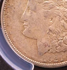 1921-S Morgan Silver Dollar PCGS XF 45 Filled Die Error
