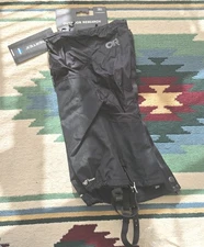 Outdoor Research Helium Gaiters Mens XXLarge Black Lightweight Waterproof Pertex