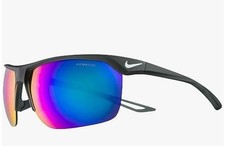Nike Trainer M Course Men's Semi-Rimless Wrap Sunglasses - EV1013 304 Italy