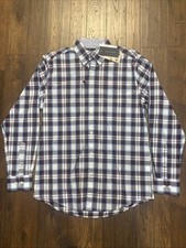 Tommy Hilfiger NWT Long Sleeve Button Down Shirt Mens Small Classic Fit Preppy