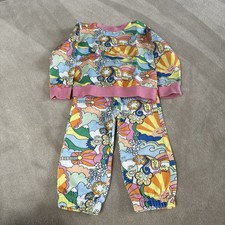 Stella McCartney Colourful Tracksuit Girls Hippie Rainbow Age 36 Months/ 3 Years