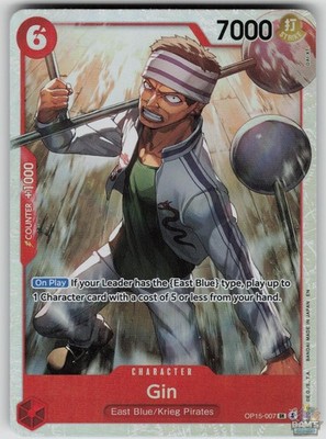 Gin OP15-007 Super Rare Adventure on Kami's Island One Piece Near Mint 2026