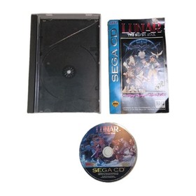 Sega CD Lunar The Silver Star Case Disc And Manual Untested