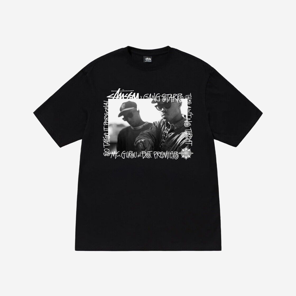 Stussy x Gang Starr Take It Personal Graphic Tee 23SS Black Stussy x Gang Starr Take It Personal Graphic Tee 23SS Black