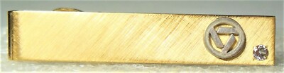 Colt Industries firearms Mfg. Co. employee service award advert tie clasp clip