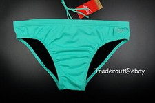 Speedo Men Mint blue Essential Eco Endurance swim Brief Swimwear size 32 34 36