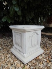 Sockel, Figurensockel, Steinguss, Säule, Podest, 41 cm Gartenfiguren Steinfigur