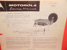 1957 CHEVROLET BELAIR CONVERTIBLE NOMAD 150 210 MOTOROLA AM RADIO SERVICE MANUAL