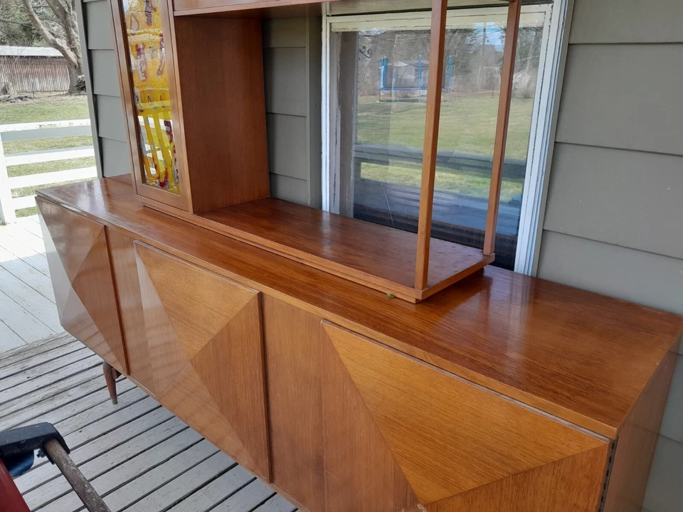 MCM Wall Unit, Stereo Cabinet - Image 2 of 4