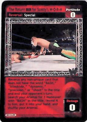 Raw Deal CCG The Return BASH for Scotty s W O R M - Great American Bash