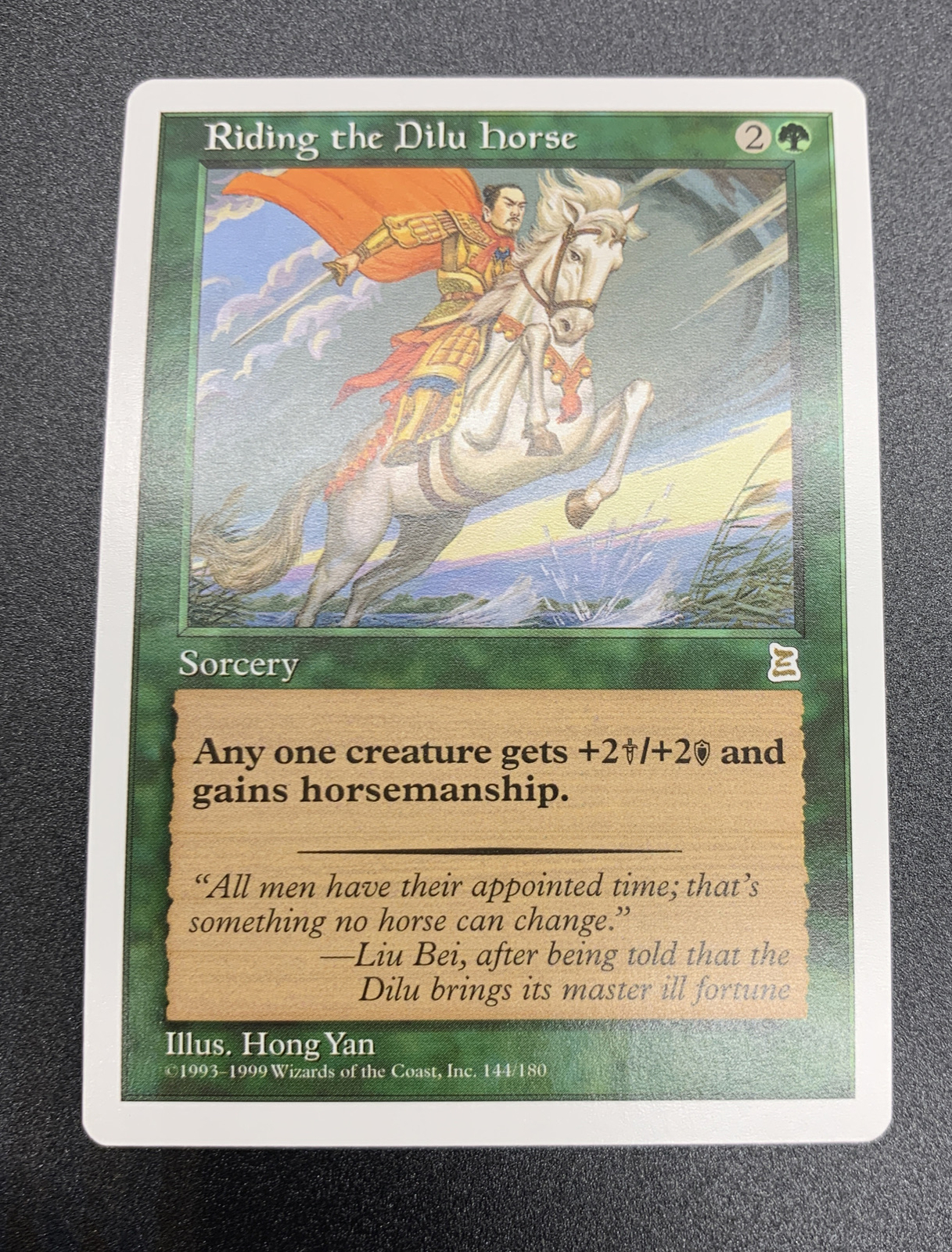 1x Riding the Dilu Horse - NM- Portal 3 Kingdoms - MTG