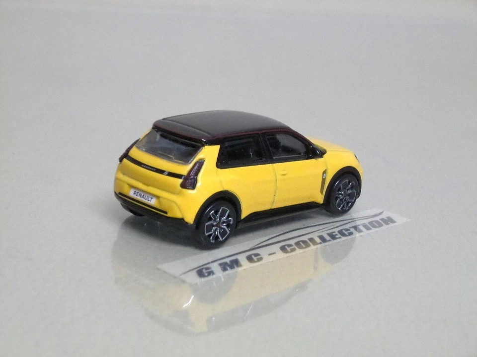RENAULT R5 E-TECH 100% ELECTRiC CAR 2024 GiALLO YELLOW NOREV 1/64 - Immagine 2 di 3