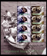 ASCENSION QEII 2007-2010 NH MINT sheetlets SG971-1074a. CHOOSE FROM LIST