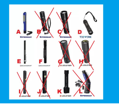 TOP LED Taschenlampen Auswahl: SCANGRIP LEDLENSER PROMAT Arbeitslampen Leuchten