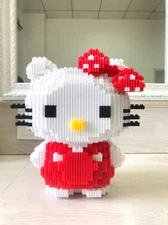 Hello Kitty Mini Building Blocks Set 1635 Pcs Intellectual Challenging Game Gift
